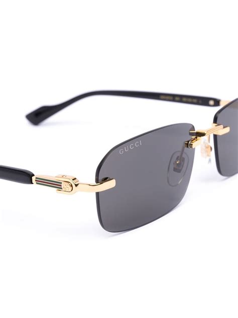 rimless gucci eyeglasses|gucci rectangular eyeglasses.